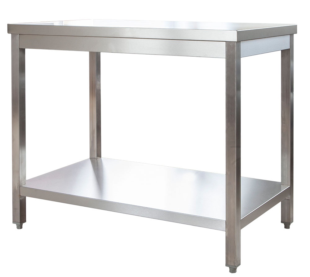 Arbeitstisch mit Grundboden, Höhe= 850mm, BxT: 500 x 800 mm